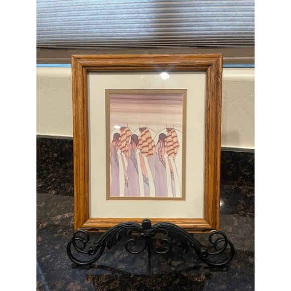 Amado M. Pena's - Lovely Small Subtle Matted Framed Print - Picture 4 of 8